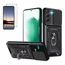 Carcasa Antishock Reforzada Para Samsung + Lamina Completa