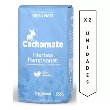 Yerba Mate Hierbas Pampeanas Cachamate 500 Grs X 2 Unidades