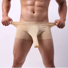 Uma Calça Boxer Masculina Elegante Em Forma De U Ice Silk Tr