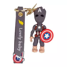 Llavero Groot Capitan America Avengers