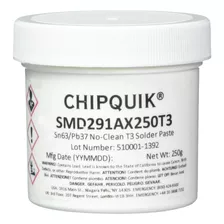 Chip Quik Electronic Grade 63/37 No Clean De Soldadura 