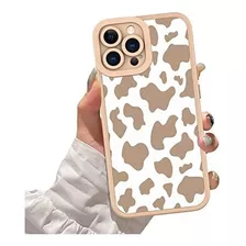 Ziye Funda Para iPhone 13 Pro Max Con Patrón De Vaca Con Pro