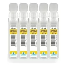 Soro Fisiológico 0,9% Ésteril Ampola Flaconete 10ml - 50 Uni