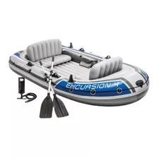 Bote Inflable Intex Excursion 4 Set Capacidad 500 Kg // Bamo