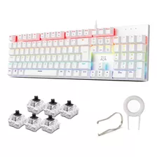 Teclado Mecânico Gamer Pc Usb Adamantiun Shuriken Led Abnt2