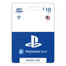 Tarjeta Saldo Para Playstation Store Sony Digital 10usd