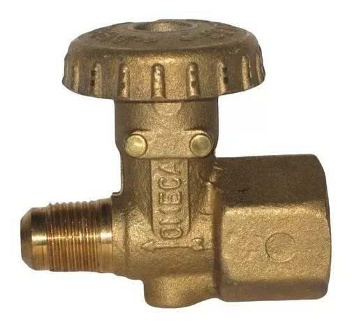 Llave Paso Bronce Gas 3/8 Flare X 1/2 Npt 0024