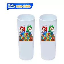 Kit 15 Copos Mario E Luigi Personalizados