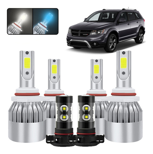 Led Foco De Nieblas 2504 Psx24w Luz Blanca 6000k Para Dodge Dodge Journey