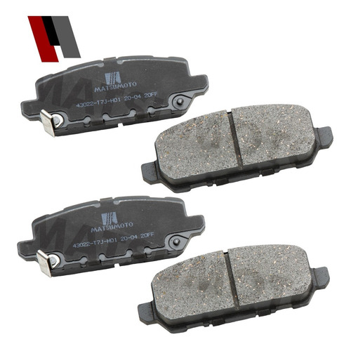 Pastillas De Freno Traseras Honda Ridgeline  3.5  2012-2014 Foto 2