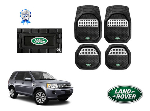 Tapetes Logo Land Rover + Cubre Volante Freelander 07 A 14 Foto 2