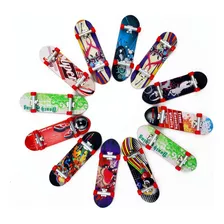 12 Mini Patinetas Dedos Fingerboard Juguete Skate Infantil