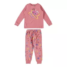 Pijama Infantil Feminino Em Soft Malwee Kids