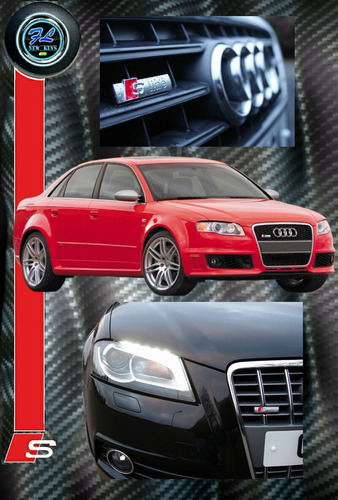 Emblema Audi Sline Para Parrilla,s3 S4 A3,a4,a5,a6,a8,q3,q5, Foto 5