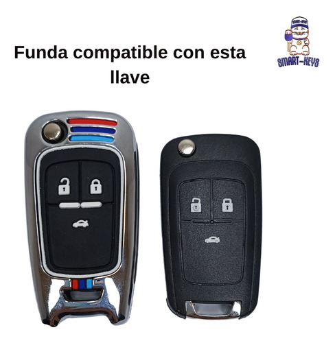 Funda Zinc Para Llave Sonic Cruze Trax Equinox Malibu S-10 Foto 2