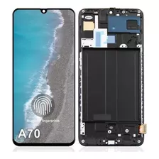 Pantalla Para Samsung A70 Con Marco - Lee La Huella