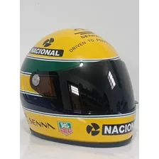 Capacete Ayrton Senna Comemorativo Kart 1993 Bercy França.