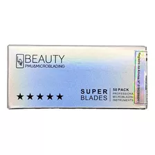 50 Lâminas Super Blade 18u Lovbeauty 0.18mm Microblading 