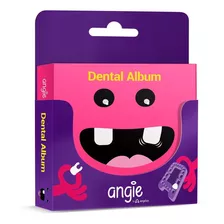 Dental Album Porta Dente De Leite Rosa Angie ®