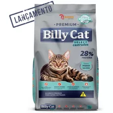 Ração Gato Billy Cat Select Castrados Frango E Salmão 7 Kg