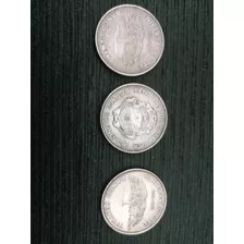 3 Monedas De 10 Colones, Aniversario Banco Central. Vhcf