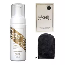 Skelt Red Carpet Glow Mousse Autobronzeador E Luva