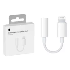 Adaptador De Fone De Ouvido Apple Lightning 3,5 Mm iPhone Original