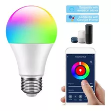 Lâmpada Led Inteligente Wifi Bulbo 10w