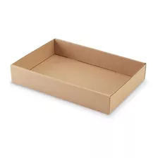 Charola Bandeja Carton Caja 37x30x5 Regalos Desayunos 10 Pz