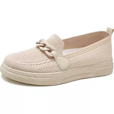 Zapatos Dama Mujer Tenis Transpirables Con Suela Suave 