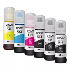 Kit 06 Refil De Tintas Original Epson T544 L3110 L3150