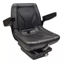 Asiento Tractor Apache Suspension Negra Apoyabrazo