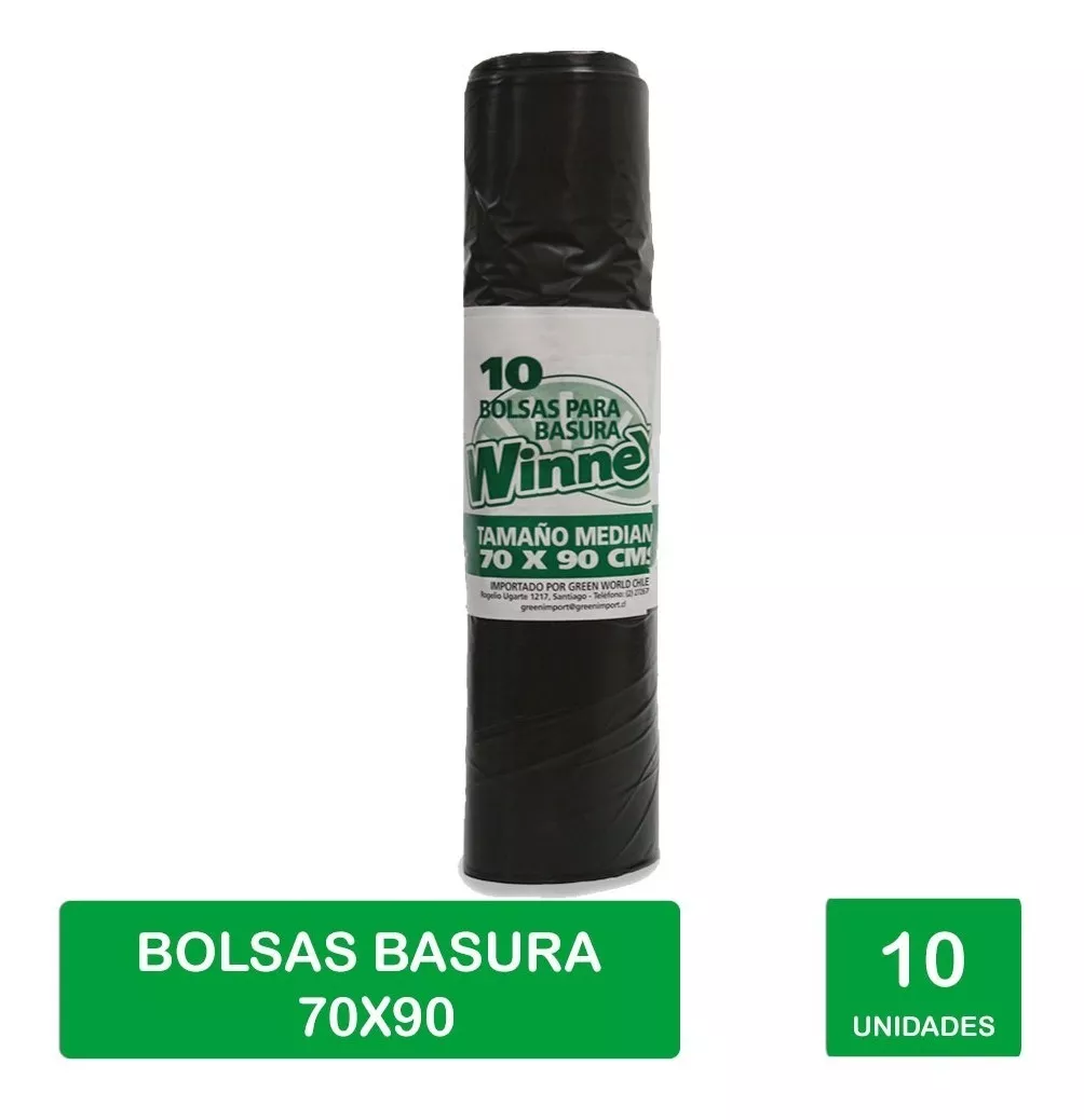 Bolsa De Basura Mediana - 70x90 - 10 Uds. 