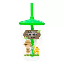 25 Copos Twister 400ml Personalizado Lembrancinha Safari