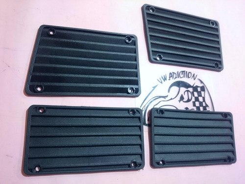 Rejillas Tapa Motor Vocho Reciente Plasticas 4piezas Vw Foto 5