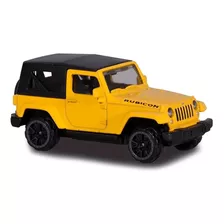  Camioneta Jeep Majorette Amarillo 7cm Techo Negro