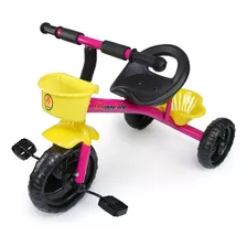 Triciclo Infantil Com Pedal E Cestinha Mega Compras Mc920