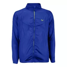 Jaqueta Corta Vento Masculina Mizuno Focus - Azul