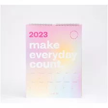 Calendario Mensual 2023 De Pared Fw Colorful 30x40 Staac