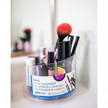 Organizador Maquillaje Cosméticos Y Accesorios Giratorio 360 Color Transaprente