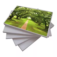 Papel Fotográfico Premium A4 Matte 230g 100 Folhas Premium Cor Branco