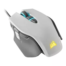 Mouse Gamer Corsair M65 Rgb Elite 8 Botões 18000 Dpi Branco Cor White