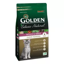 Ração Golden Gatos Seleção Natural Filhotes Frango 10,1kg