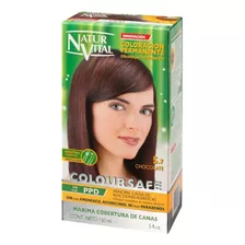  Natur Vital Tinte Permanente Coloursafe 5.7 Chocolate Tono 5.7 Chocolate