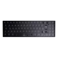 Teclado 70% Modular Inalámbrico Vsg Bellatrix Negro Idioma Español Latinoamérica