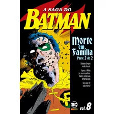 A Saga Do Batman Vol. 8, De Starlin, Jim. Editora Panini Brasil Ltda, Capa Mole Em Português, 2021