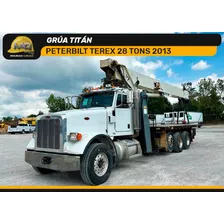 Grúa Titán Peterbilt Terex 28 Tons 2013