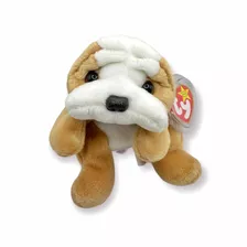 Peluche Beanie Baby Wrinkles Colección 1996 Perro Bulldog A1