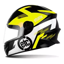 Capacete Moto Infantil Etceter Kids Tam. 54 Masculino Com Nf