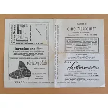 Programa Cine Lorraine Antiguo - La Gran Guerra 1963 Gassman